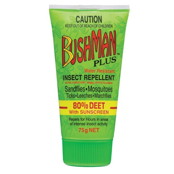 Bushman Plus UV Insect Repellent Gel SPF15 75g