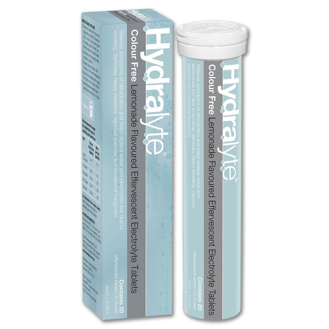 Hydralyte Effervescent Tablets Lemonade 20 tablets