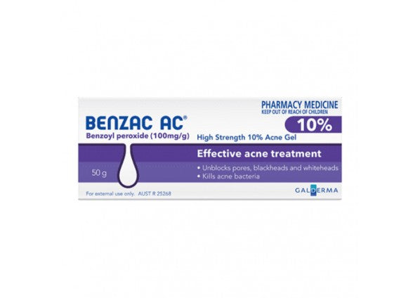 Benzac AC 10.0% Acne Gel 60g