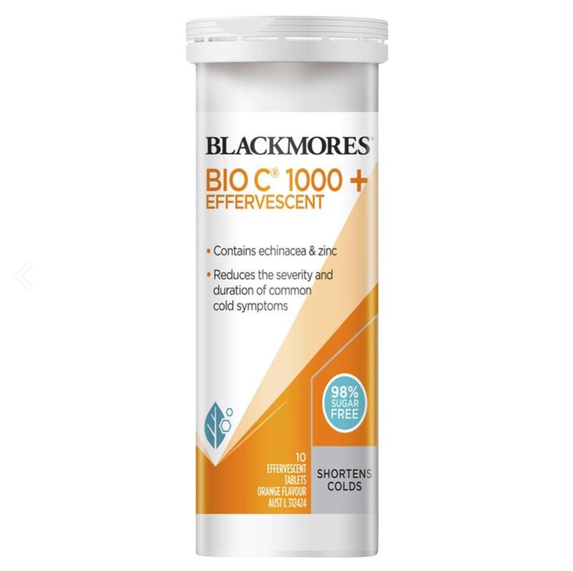 Blackmores Bio C 1000 + Effervescent 10 Tablets