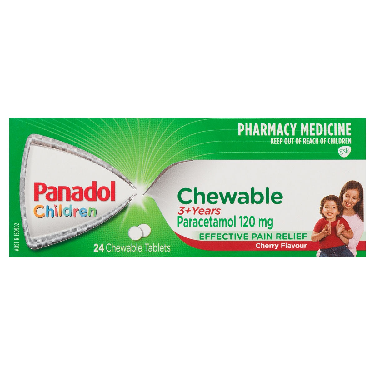 Panadol Childrens Chewable Tablets 24