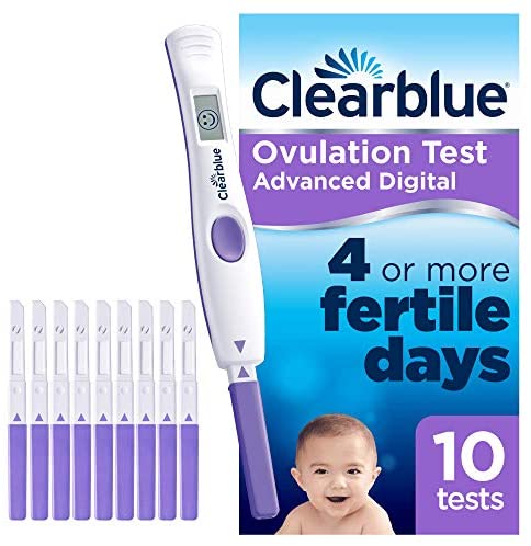Clearblue 高级数字排卵测试笔 10 项测试
