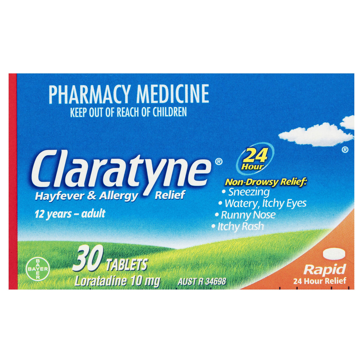 Claratyne Hayfever & Allergy Relief 10mg 30 Tablets