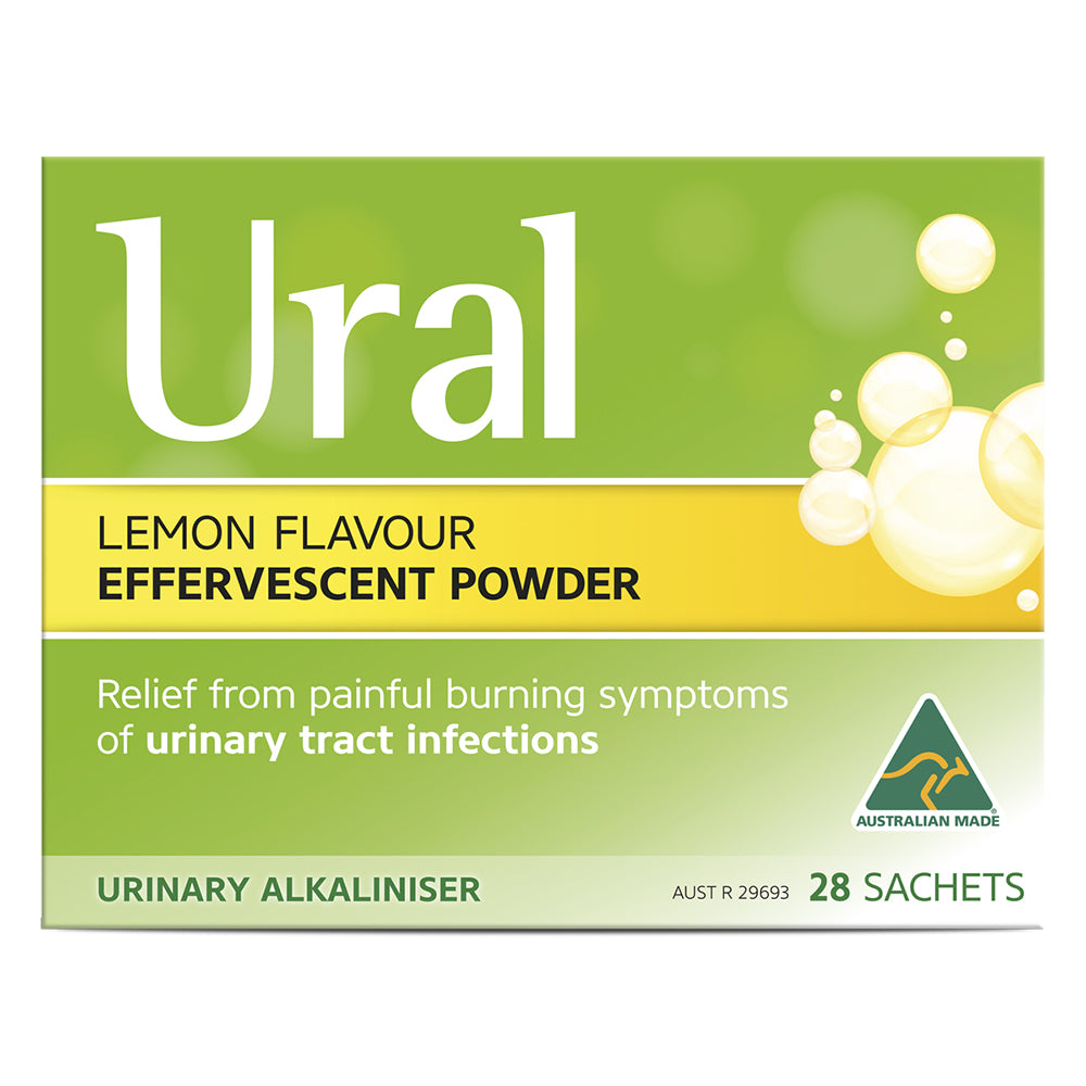 Ural Effervescent Lemon Powder 4g 28 Packs