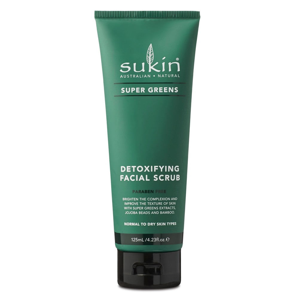 Sukin Super Greens Detoxifying Facial Scrub 125 mL