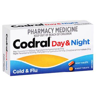 Codral PE Cough Cold & Flu Day & Night Cap 24