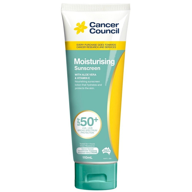 Cancer Council Moisturising Sunscreen SPF 50+ 110 ml