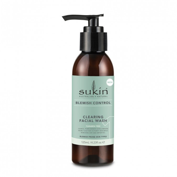 Sukin Blemish Control Clearing Facial Wash 125ml