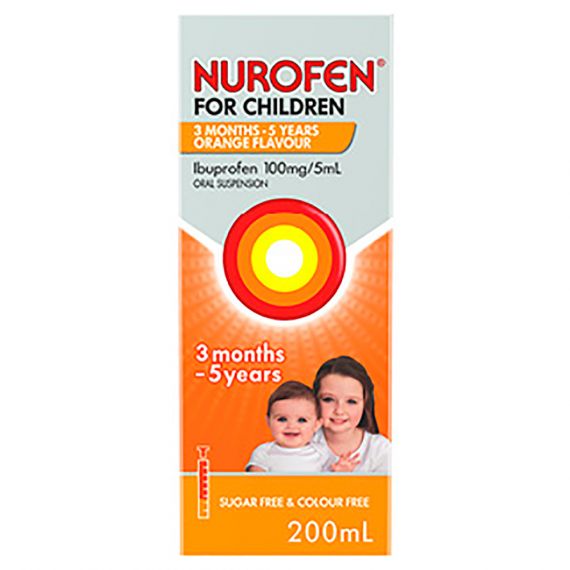 Nurofen for Children 3M-5岁橙200ml