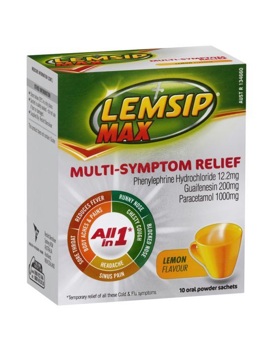 Lemsip All-In-One Lemon Hot Drink 10 Pack