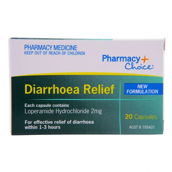 Pharmacy Choice Diarrhoea Relief 20 Capsules