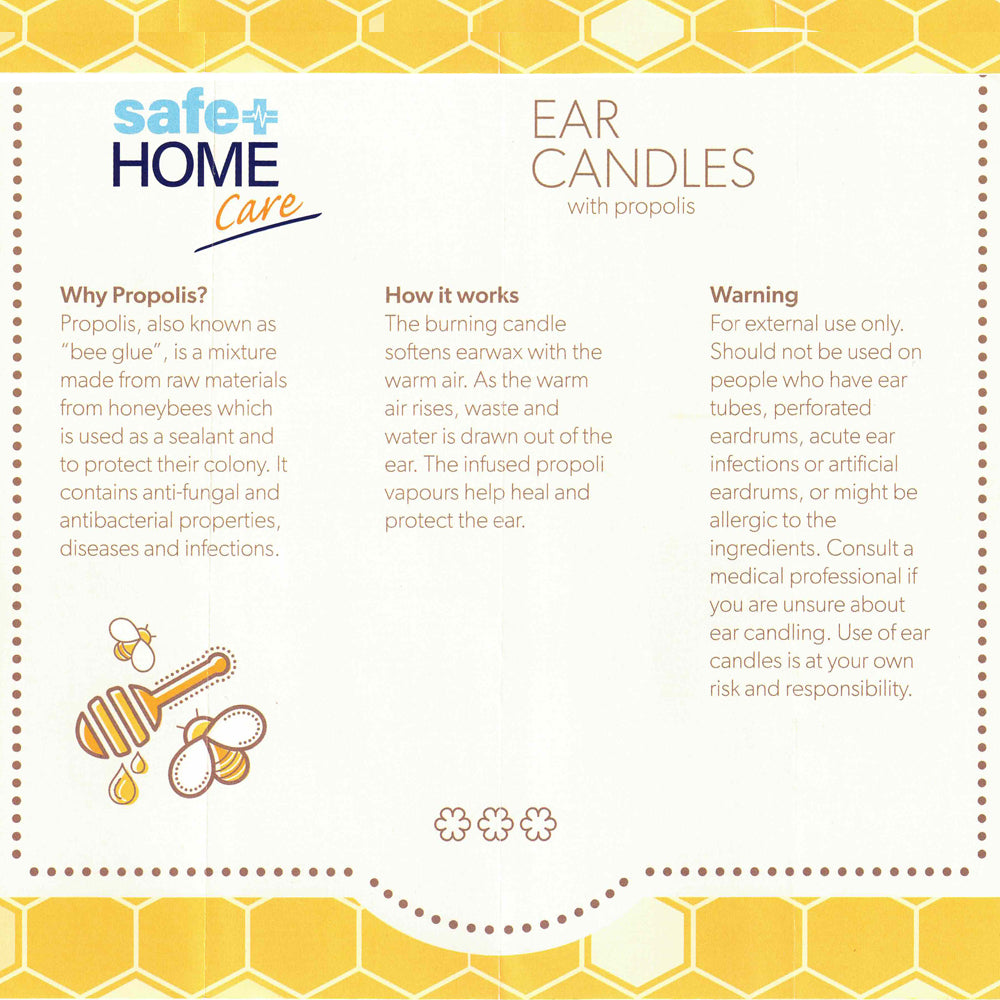 Safe Home Care 纯蜂蜡蜂胶耳烛