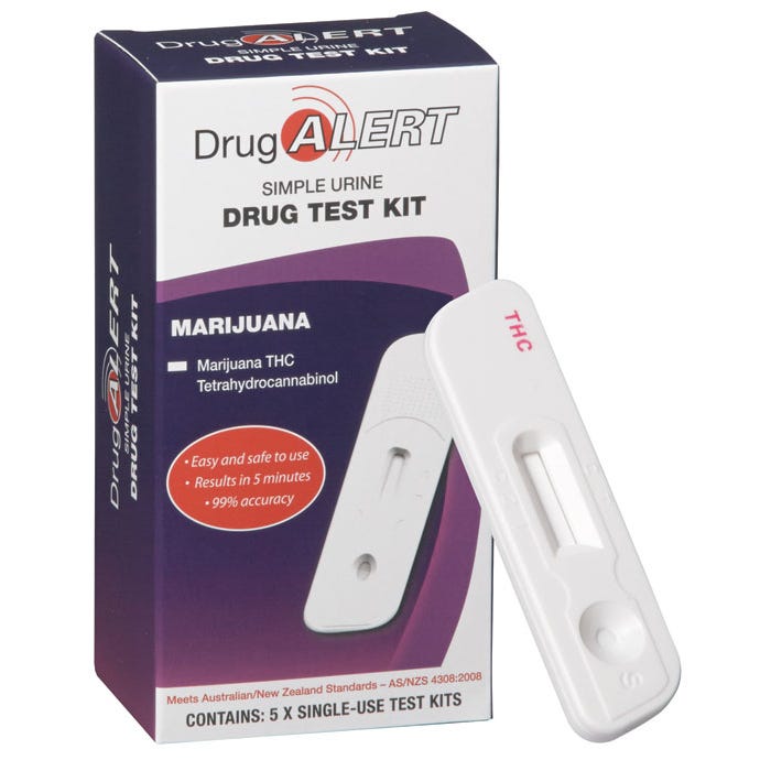 Drug Alert Marijuana Drug Test Kit 5 Tests