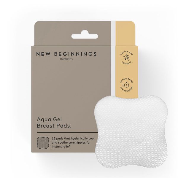 New Beginnings Disposable Aqua Gel Breast Pads 16s