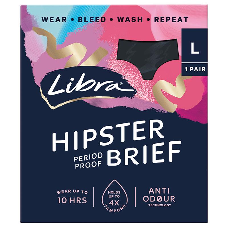 Libra Hipster Period Proof Underwear Large