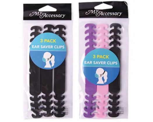 Face Mask Ear Saver Clips 3 Pack