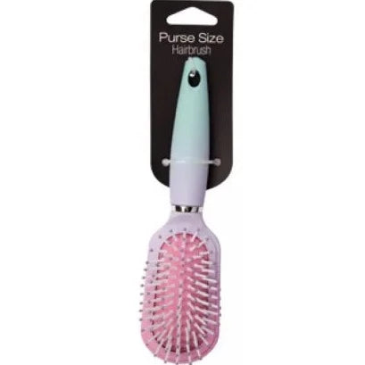 Purse Size Hairbrush Oval Cushion Ombre