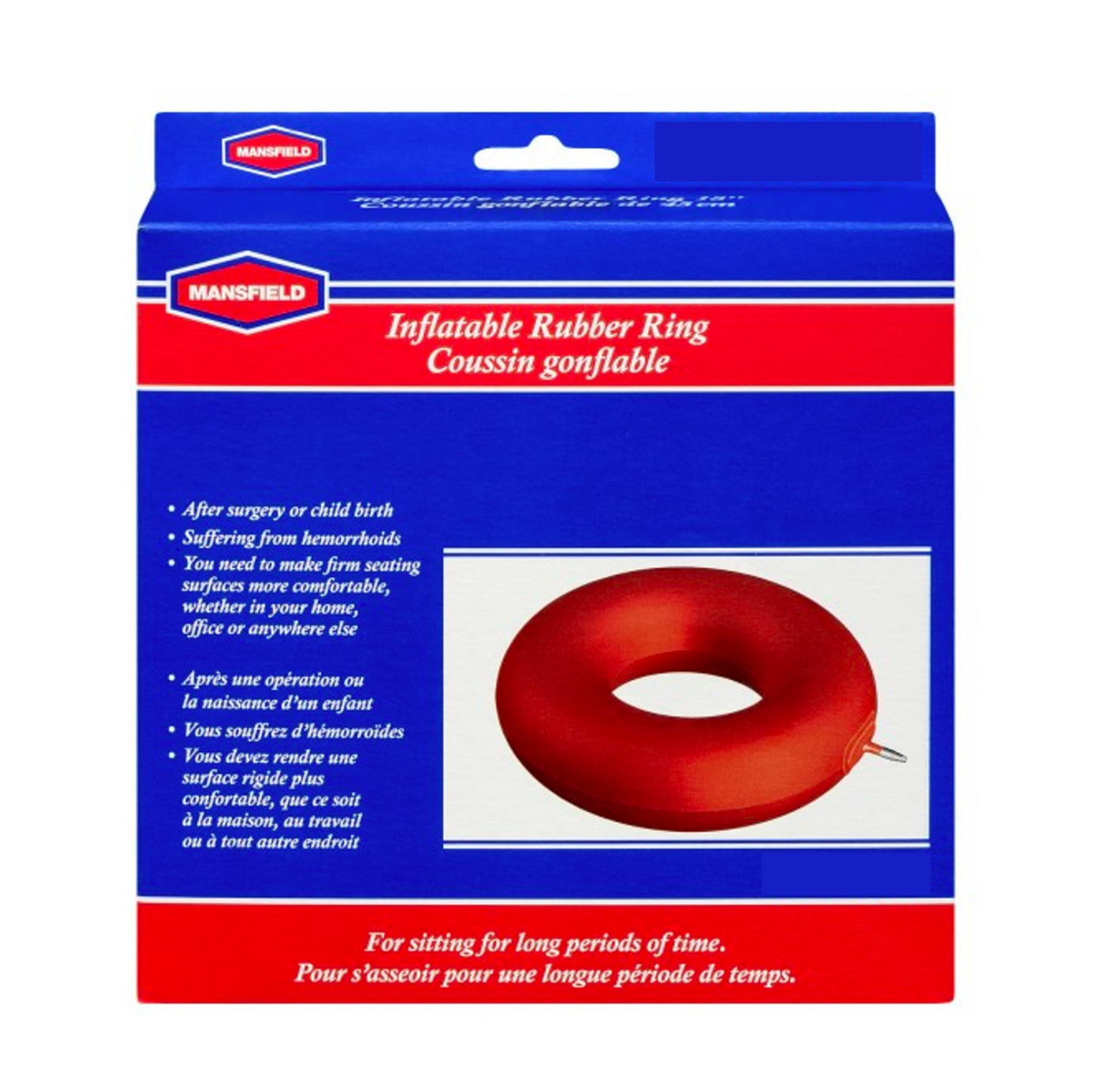 Mansfield Inflatable Ring Rubber 40cm (16in) Diameter