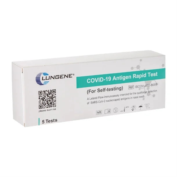 Clungene Rapid Antigen Test Kit - Nasal, 5 Pack