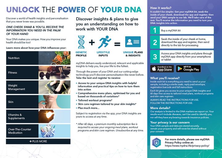 myDNA Consumer Pack