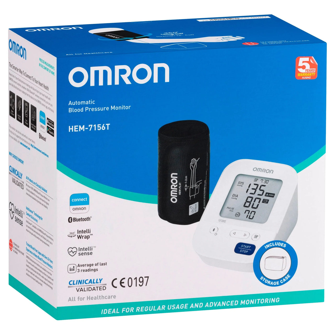 Omron HEM-7156T Blood Pressure Monitor