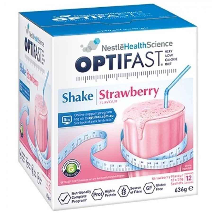 Optifast VLCD Strawberry Shake 53g - 12 Pack