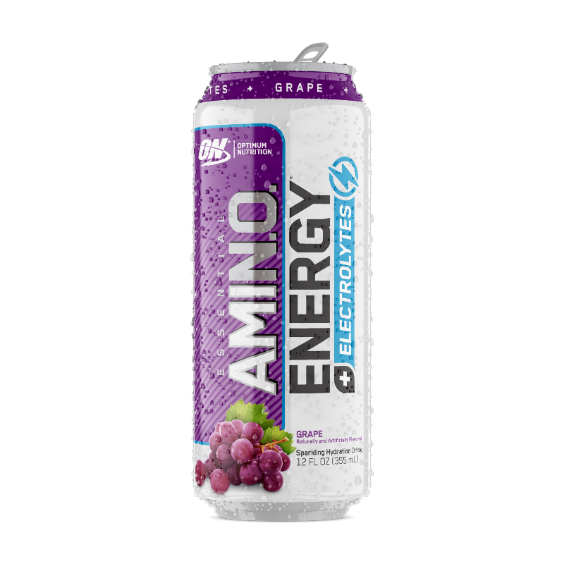 Optimum Nutrition Amino Energy Sparkling + Electrolytes Grape - 355ml ...